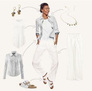 CAbi 5102 Neo Jacket in Gray | Size Large NWOT